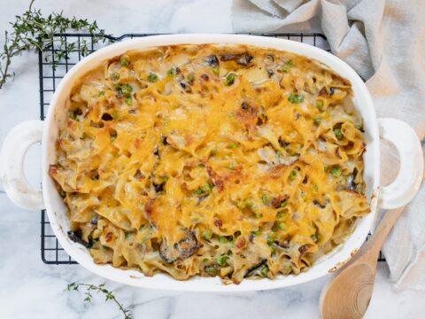 Creamy Cheesy Tuna Noodle Casserole